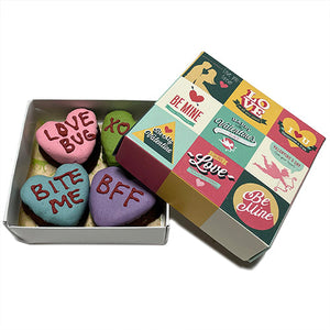 Candy Hearts Brownie Bites Box